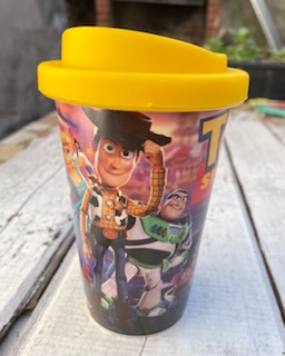 Vaso con tapa Toy Story